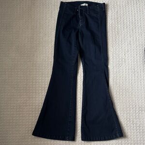 Free People Black Flare Jeans